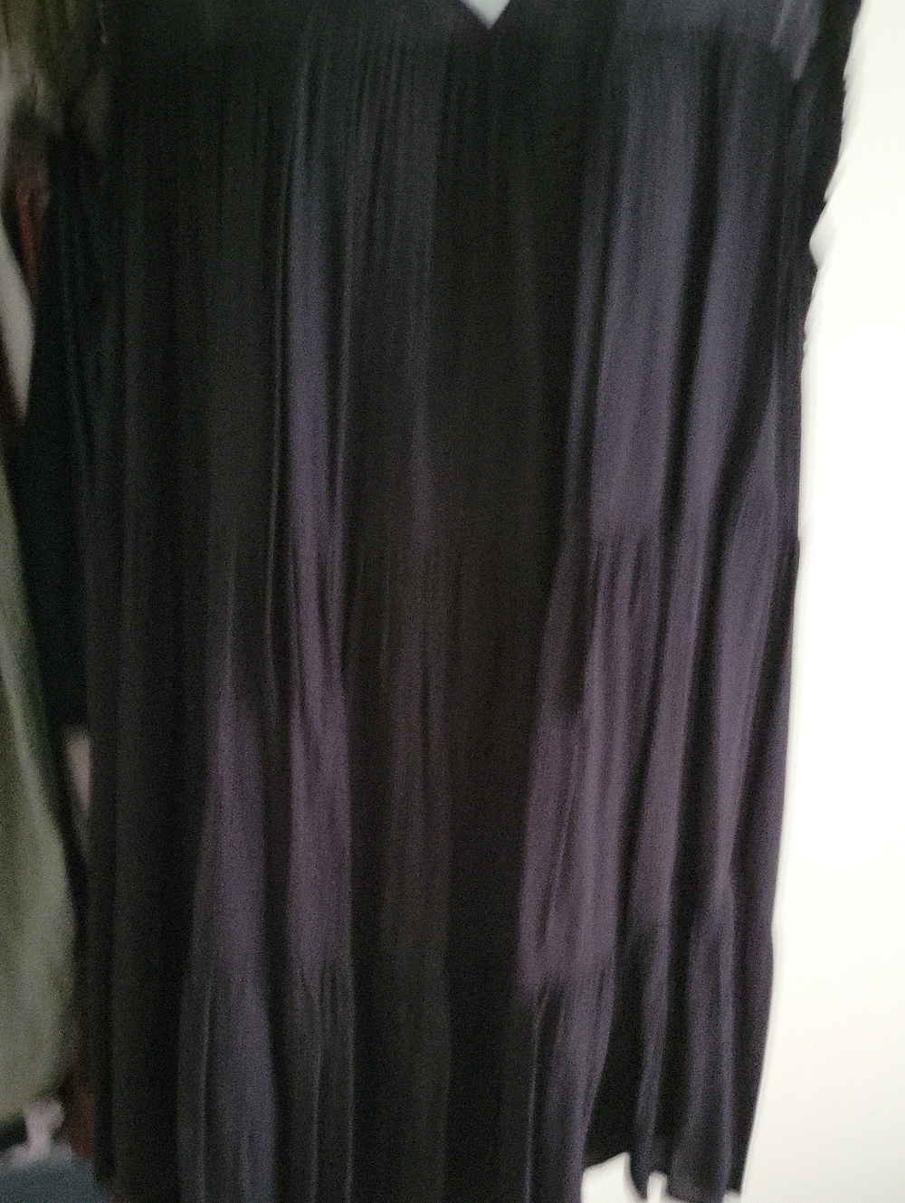 Black V-Neck Women’s Dress